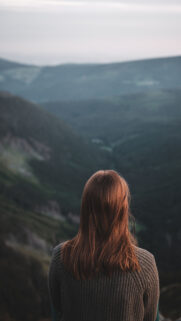 Virgo Earth Aesthetic Zodiac Minimalist Mountain View Phone Wallpaper