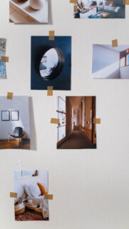Aesthetic Lifestyle Vision Board for Manifestation and Goal Setting Wallpaper