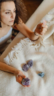 Healing Crystal Energy and Spiritual Manifestation Aesthetic Wallpaper