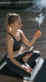 Palo Santo Spiritual Cleansing Energy for Mindful Manifestation Wallpaper