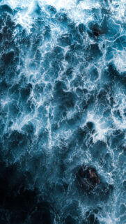 Pisces Zodiac Water Aesthetic Deep Sea Spiritual Meditation Phone Wallpaper
