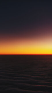 Minimalist Sunset Aura Gradient Spiritual Energy Phone Wallpaper