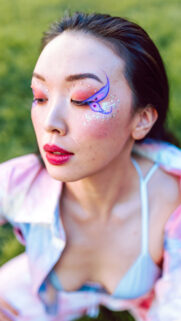 Pisces Dreamy Butterfly Makeup Zodiac Aesthetic Phone Wallpaper