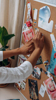 Creative Vision Board Manifestation Aesthetic for Your Goals Wallpaper