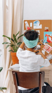 Inspiring Vision Board Manifestation Goal Setting Desktop Wallpaper