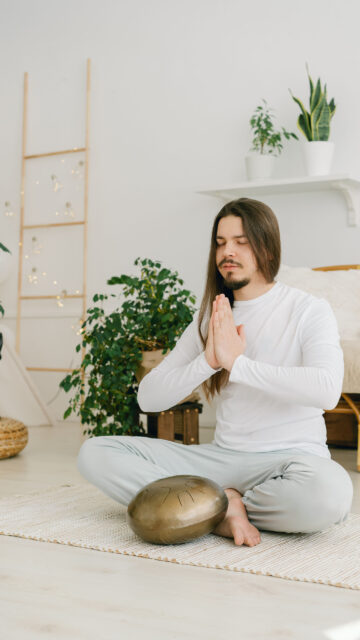 Deep Meditation and Soul Alignment Spiritual Manifestation Energy Wallpaper