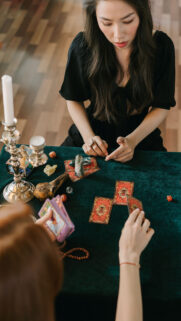 Mystical Tarot Card Reading Spiritual Divination Desktop Wallpaper