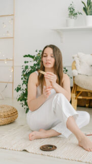 Palo Santo Ritual Cleansing and Spiritual Grounding Manifestation Wallpaper