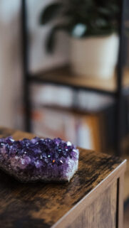 Amethyst Cluster Crystal Healing Energy Spiritual Desktop Wallpaper