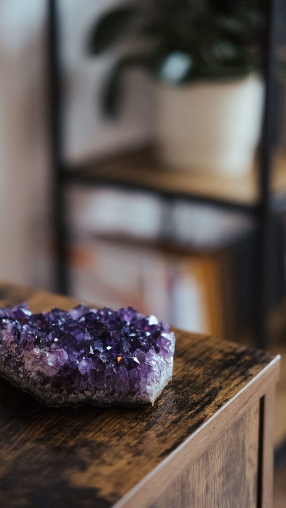 Amethyst Cluster Crystal Healing Energy Spiritual Desktop Wallpaper