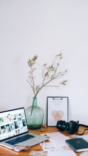 Manifest Your Goals Abundance Mindset Vision Board Desk Aesthetic Wallpaper