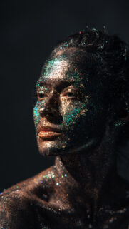 Aquarius Cosmic Glitter Soul Zodiac Sign Aesthetic Phone Wallpaper