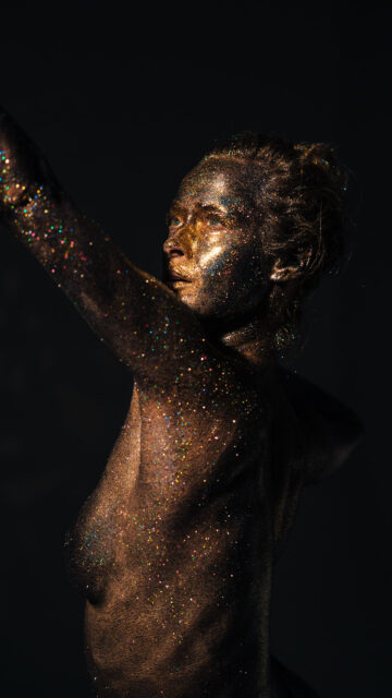 Aquarius Cosmic Energy and Inner Radiance Aesthetic Zodiac Wallpaper