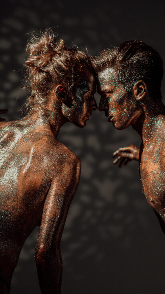 Gemini Celestial Twins Cosmic Energy Aesthetic Wallpaper