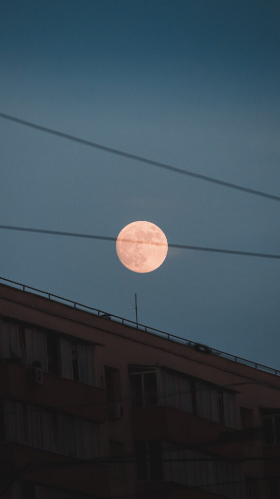 Luminous Full Moon Energy Spiritual Celestial iPhone Wallpaper