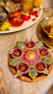 Intricate Mandala Diya Spiritual Energy Light Ritual Desktop Wallpaper