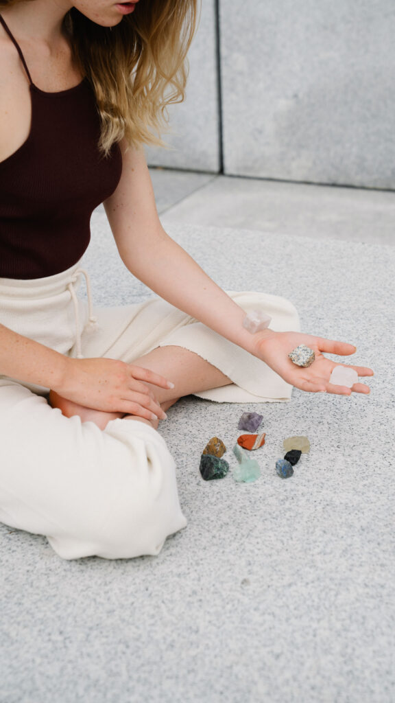 Chakra Balancing Crystal Energy Aesthetic Spiritual Healing Wallpaper