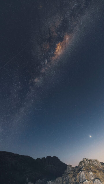 Aquarius Starry Night Sky Zodiac Aesthetic Mobile Phone Wallpaper