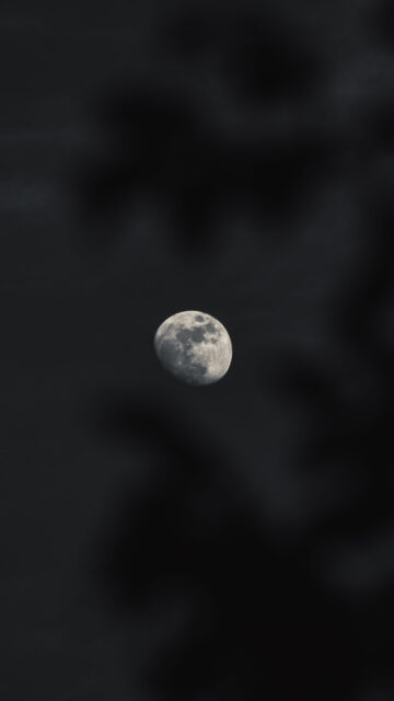 Waxing Gibbous Moon Phase Spiritual Aesthetic Energy Wallpaper