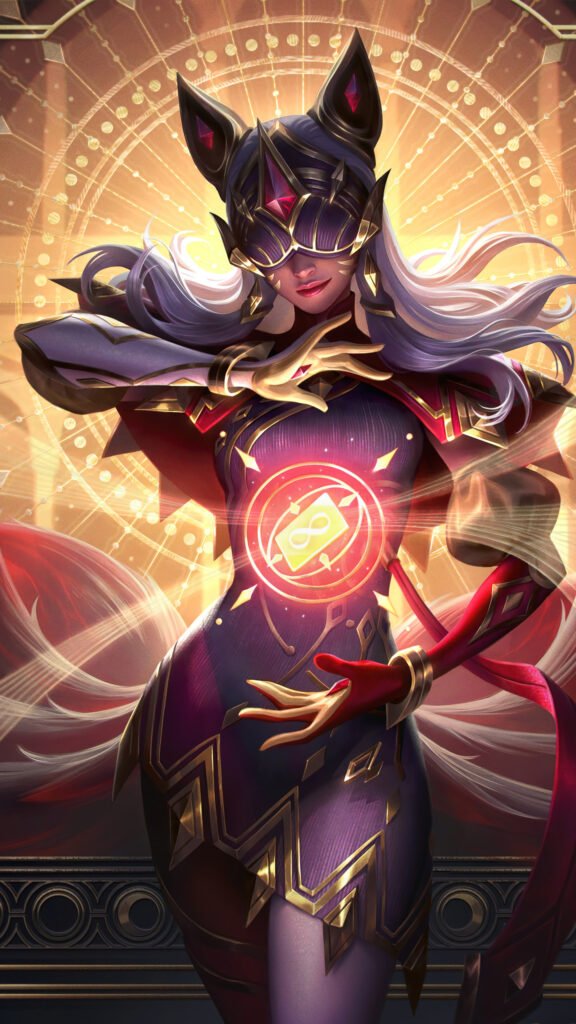 Arcana Ahri League of Legends Mobile Wallpaper
