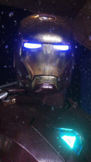 Cinematic Iron Man Mark VI Armor Close-up 4K Mobile Wallpaper