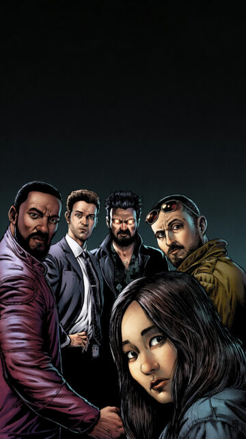 The Boys Comic Art Characters Mobile Wallpaper