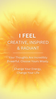Solar Plexus Chakra Energy and Manifestation Affirmation Wallpaper