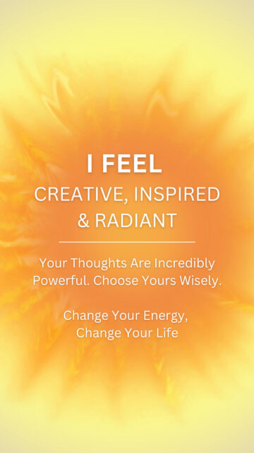 Solar Plexus Chakra Energy and Manifestation Affirmation Wallpaper