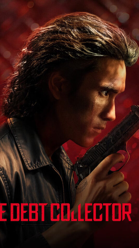Action Movie Star with Pistol Mobile Wallpaper