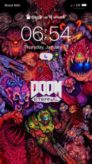 Doom Eternal Fierce Demons and Slayer Dynamic Mobile Wallpaper