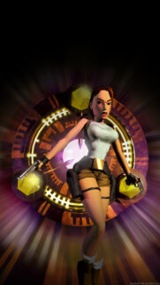 Lara Croft Retro Aesthetic Tomb Raider Mobile Wallpaper