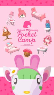 Sanrio Animal Crossing Pocket Camp Phone Wallpaper