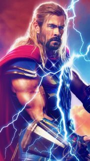 Thor God of Thunder Cinematic Marvel Mobile Wallpaper