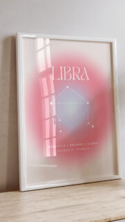 Libra Zodiac Sign Aesthetic: Air Element Balance and Harmony Wallpaper