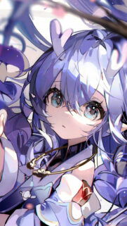 Bailu Honkai Star Rail Chibi Style Phone Wallpaper