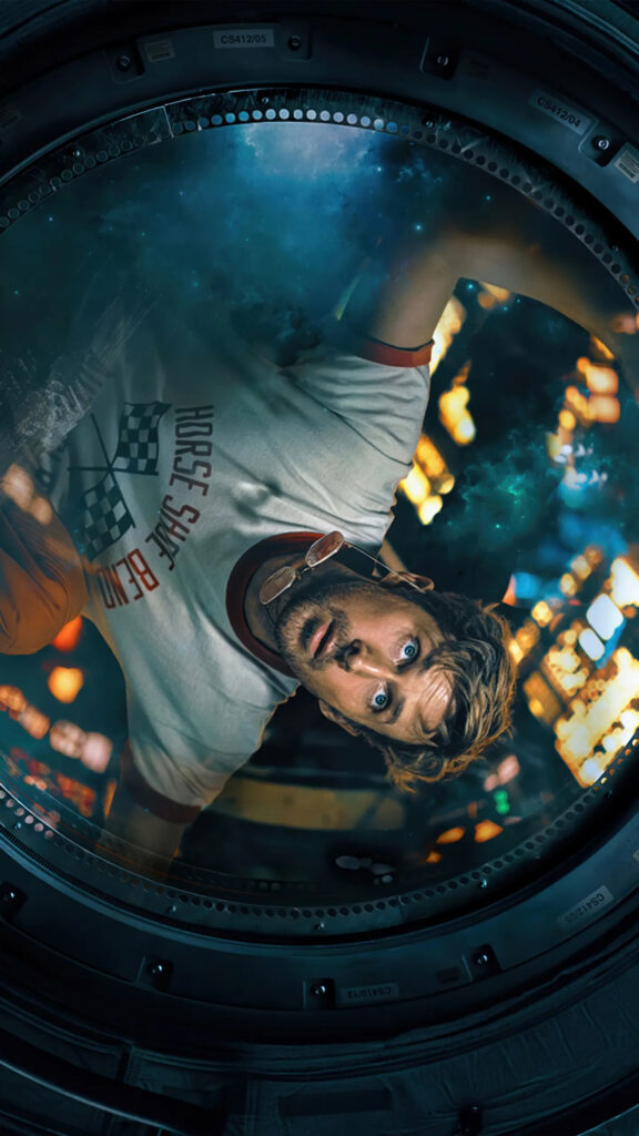 Ryland Grace in Space Scene Mobile Wallpaper