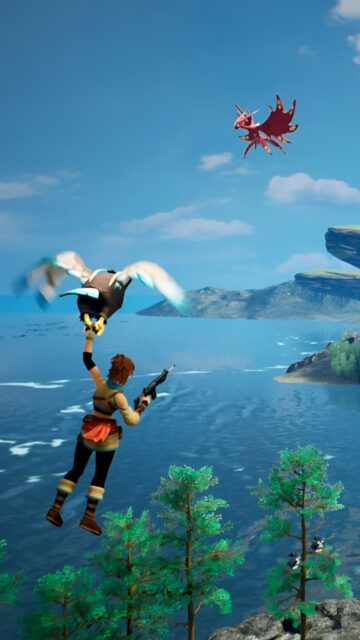 Flying Explorer Adventure 4K Wallpaper