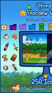 Stardew Valley Pixel Art Desktop and Mobile Wallpaper
