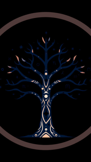 Virgo Earth Sign Zodiac Tree Spiritual Aesthetic HD Phone Wallpaper