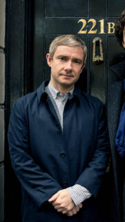 Martin Freeman as Dr John Watson Portrait Mobile Wallpaper
