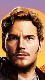 Star-Lord Illustration Mobile Wallpaper