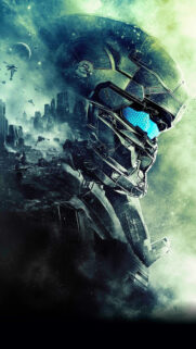 Master Chief Helmet Halo Series Mobile Wallpaper