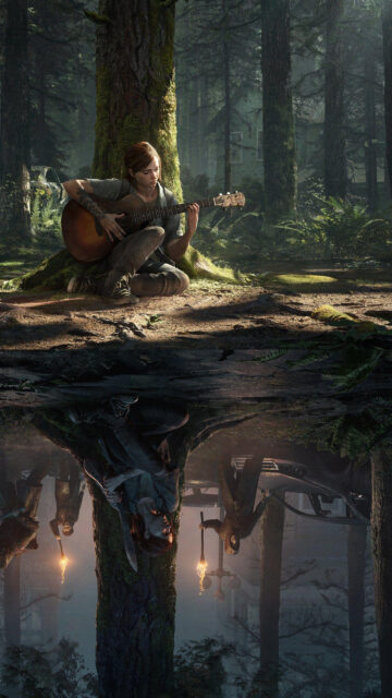 Ellie Dual Reflection The Last of Us Part II Mobile Wallpaper