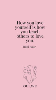 Self Love Affirmation Rupi Kaur Quote Aesthetic Manifestation Wallpaper