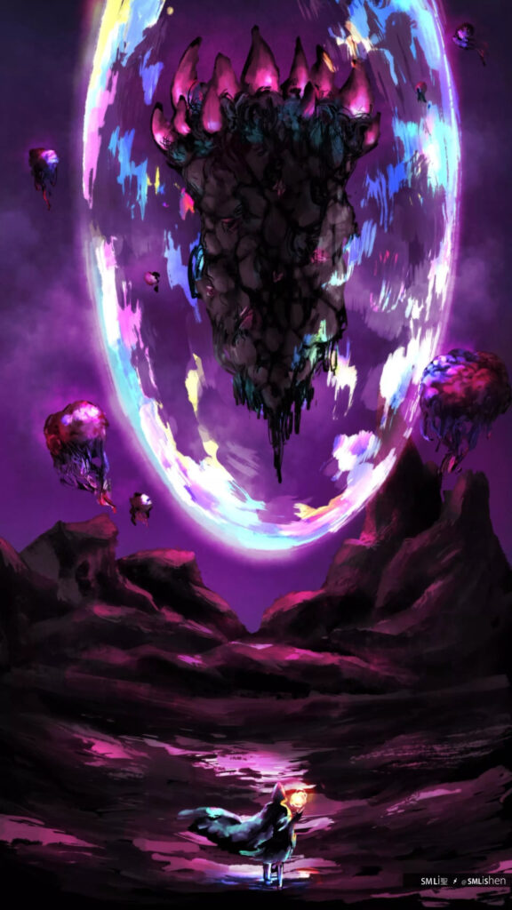 Cosmic Void Boss Encounter Mobile Wallpaper