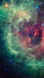 Nebula Stardust Cosmic Energy for Manifestation and Spiritual Awakening Wallpaper