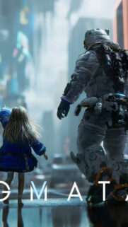 Pragmata Futuristic Astronaut and Girl Mobile Wallpaper