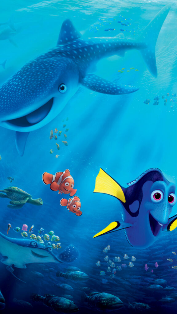 Finding Dory Underwater Adventure Mobile Wallpaper