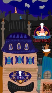Whimsical Ratatouille Inspired Paris Night Mobile Wallpaper