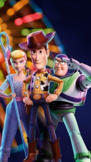 Bo Peep, Woody, and Buzz Lightyear Mobile Wallpaper